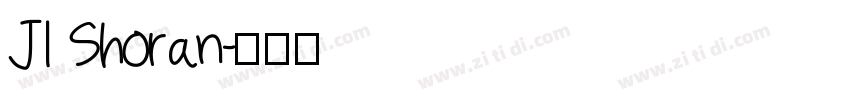 JI Shoran字体转换